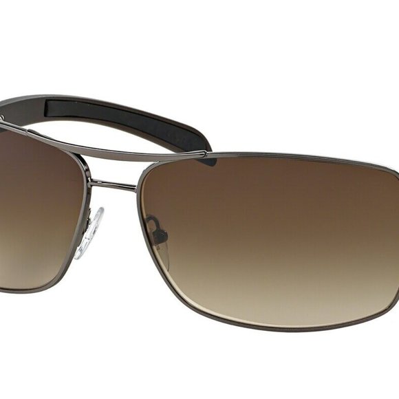 PRADA 'Linea Rossa' Authentic Men's Sunglasses 0PS54IS Gunmetal Brn Gradient NIB - Picture 9 of 16